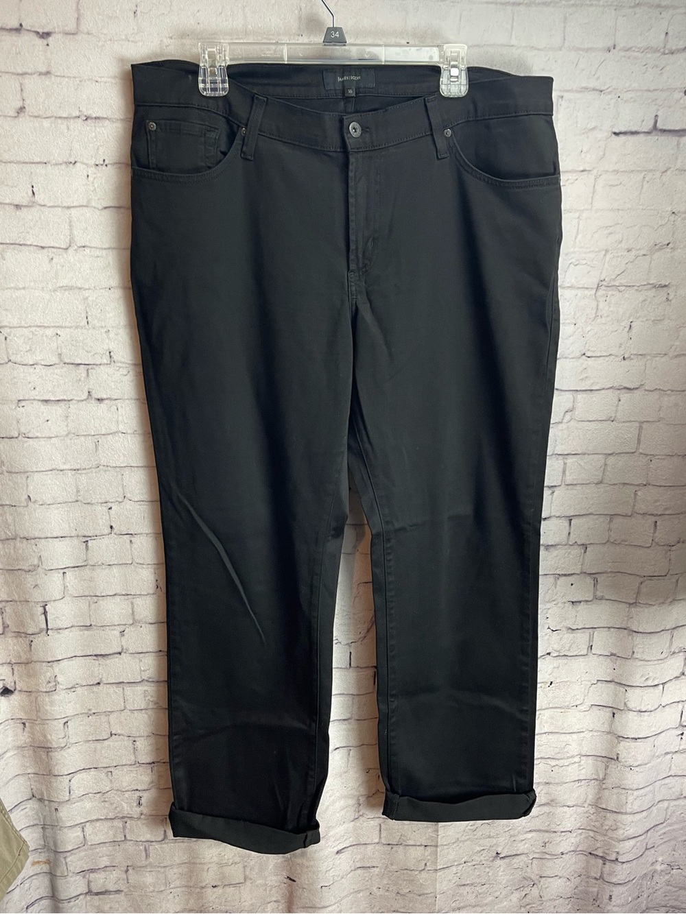 James jeans size 16 icon cut aged black